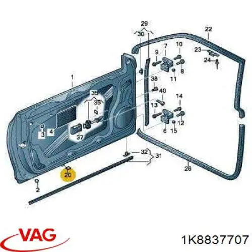 1K8837707 VAG 