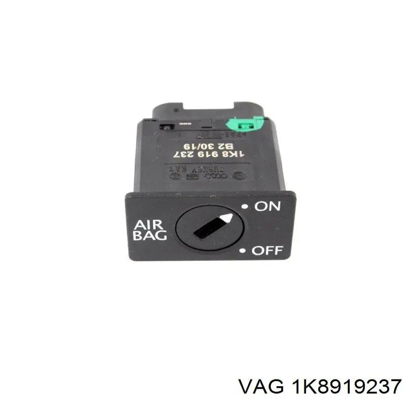 1K8919237 VAG Кнопка відключення подушок безпеки AIRBAG