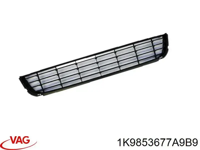 1K9853677A9B9 VAG Решітка переднього бампера, центральна