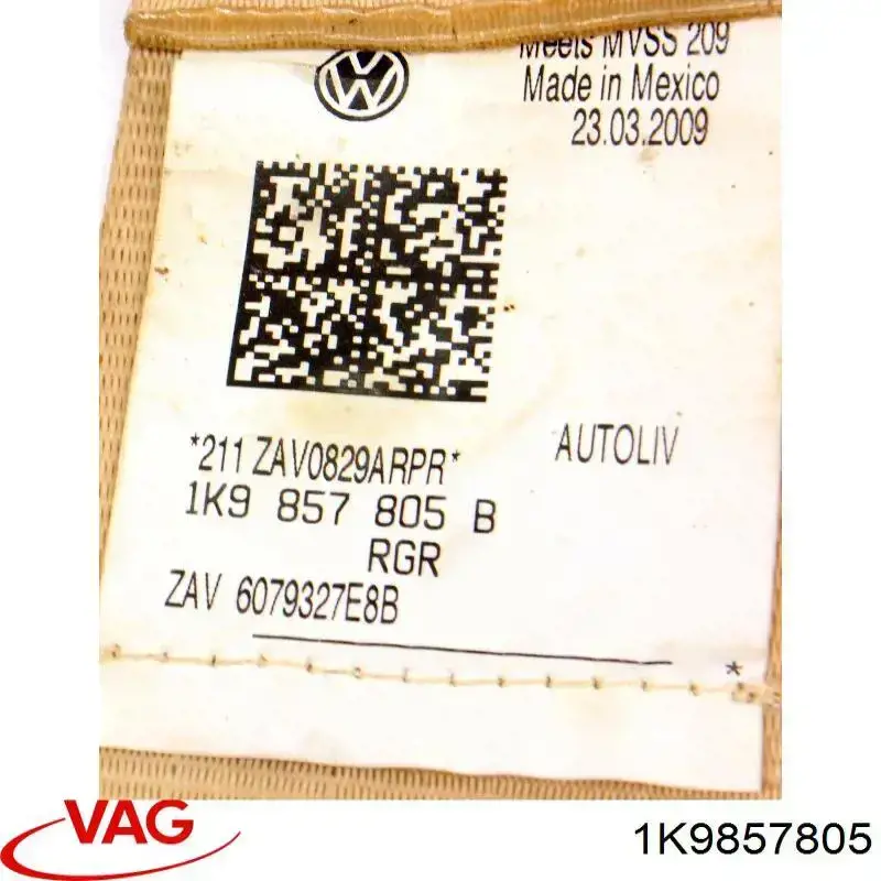  VAG 1K9857805