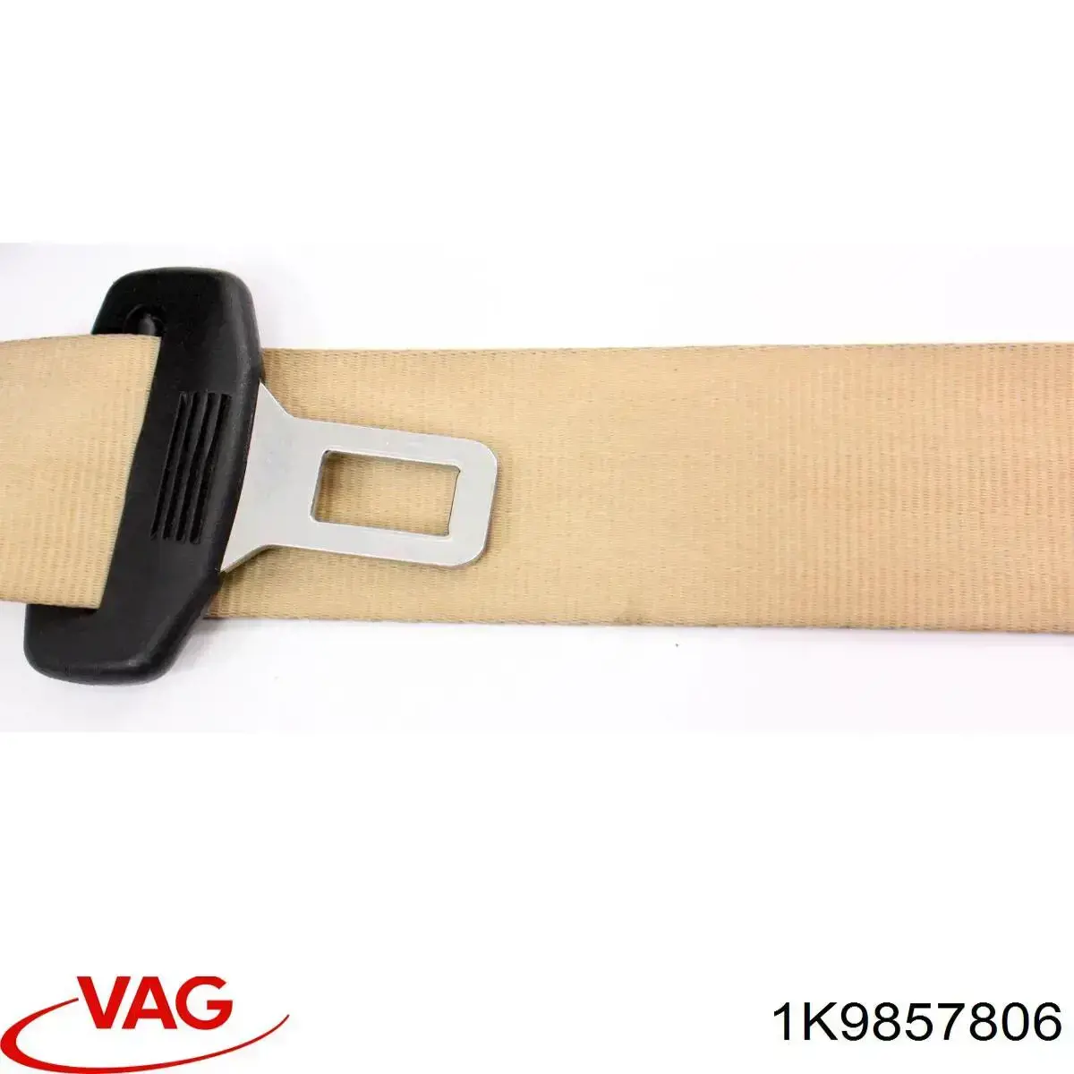 1K9857806 VAG Пасок безпеки задній правий