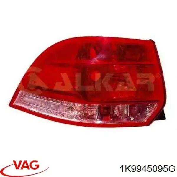 Ліхтар задній лівий VAG 1K9945095G ціна, від 88.69 USD