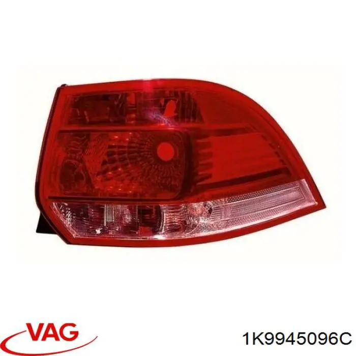 Задні ліхтарі VAG 1K9945096C ціна, від 64.48 USD