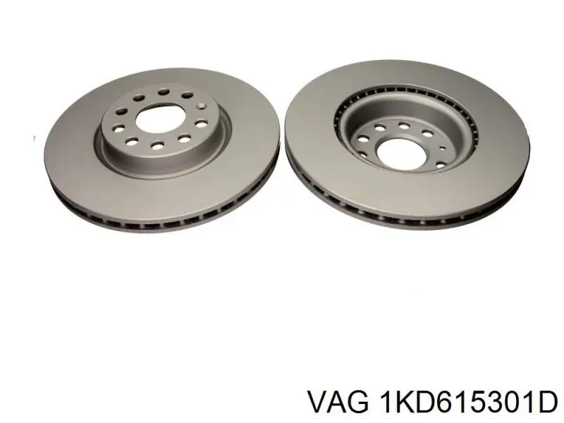 Ремкомплект передніх гальм VAG 1KD615301D