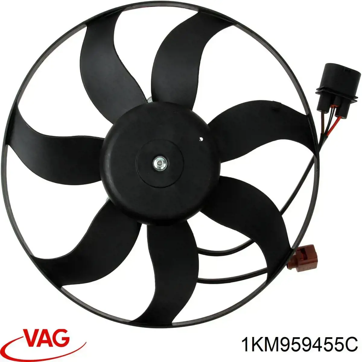Вентилятор системи охолодження лівий VAG 1KM959455C ціна, від 63.33 USD