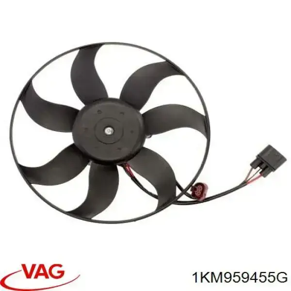 Вентилятор системи охолодження лівий VAG 1KM959455G ціна, від 85.07 USD