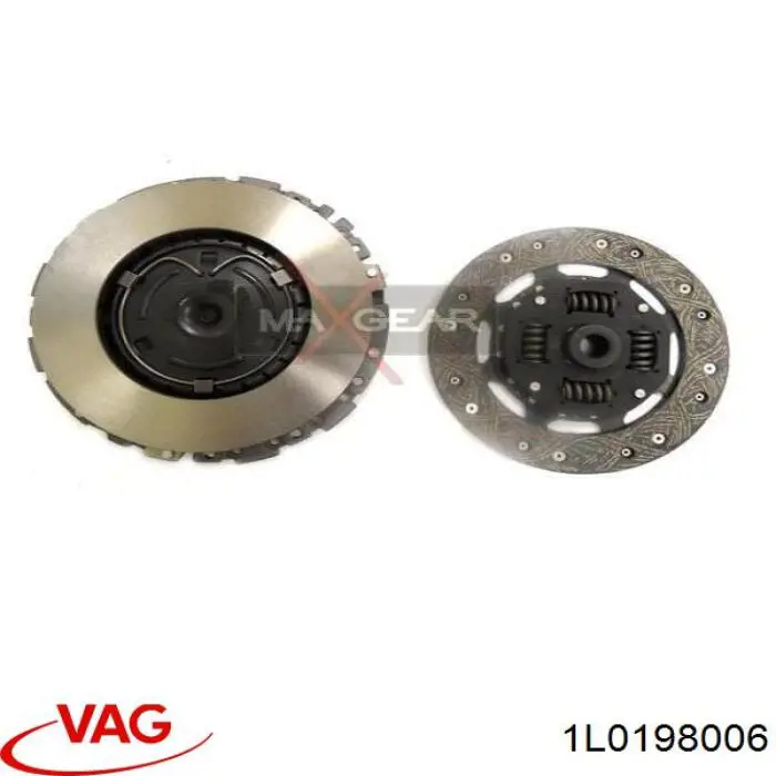 Купити 1L0198006 VAG Комплект зчеплення (диск, корзина, підшипник)