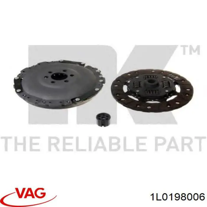 1L0198006 VAG Зчеплення в зборі