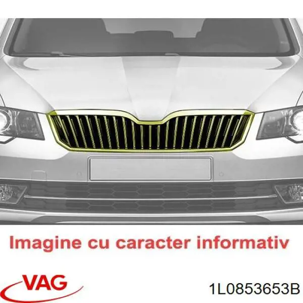 Купити 1L0853653B VAG Захисна решітка радіатора