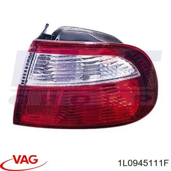 Задня ліва зовнішня фара VAG 1L0945111F ціна, від 18.06 USD