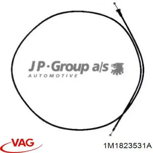 Купити 1M1823531A VAG Трос капота