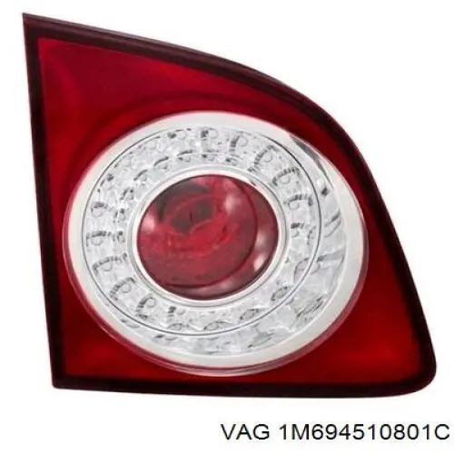 Ліхтар задній правий, внутрішній 1M6945092 VAG