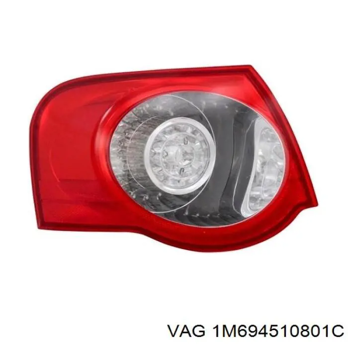 Ліхтар задній правий, внутрішній 1M6945092 VAG