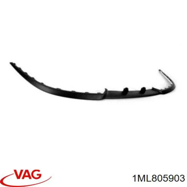 Купити 1ML805903 VAG Нижня накладка на передній бампер