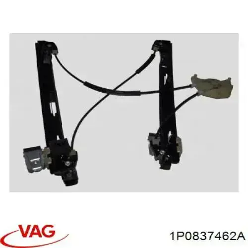 1P0837462A VAG Механізм склопідіймача дверей передніх, правих