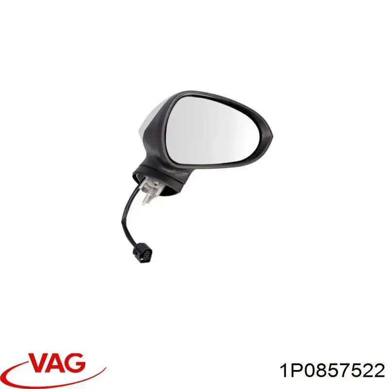 Зеркальный элемент зеркала заднего вида VAG 1P0857522 Зеркальный элемент зеркала заднего вида VAG 1P0857522