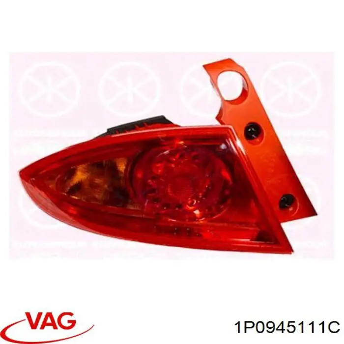1P0945111C VAG Задній лівий зовнішній ліхтар
