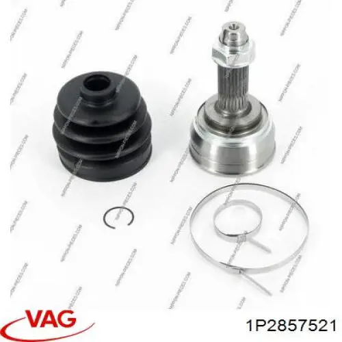 Скло дзеркала заднього виду, лівого VAG 1P2857521 ціна, від 7.69 USD