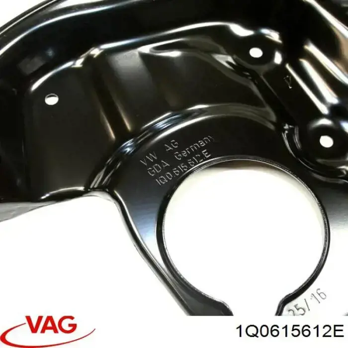Захист гальмівного диска заднього, правого VAG 1Q0615612E ціна, від 19.00 USD