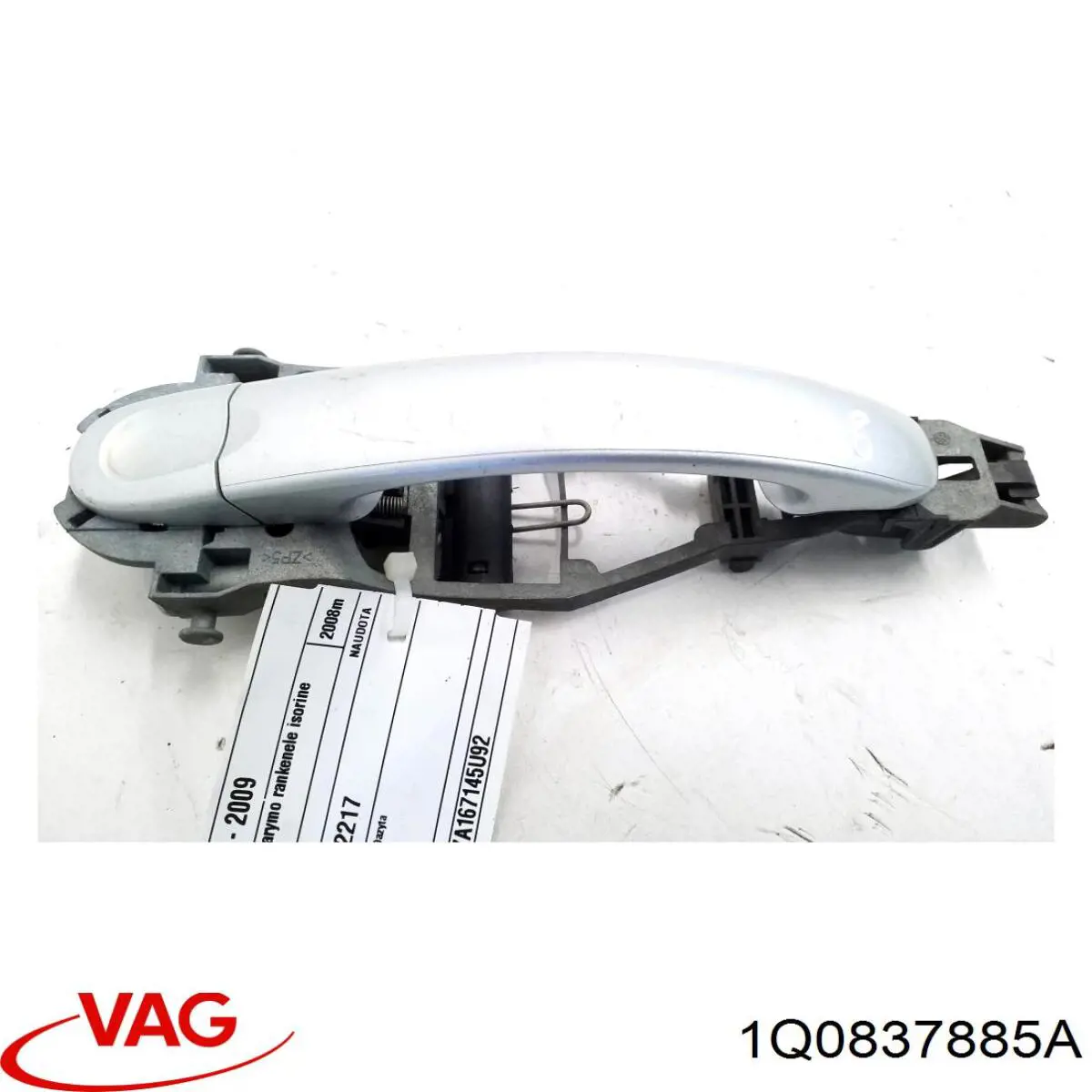 1Q0837885A VAG Тримач зовнішньої ручки дверей, задніх лівих
