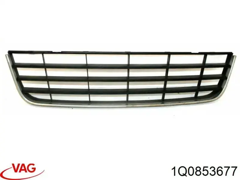 1Q0853677 VAG Решітка переднього бампера, центральна