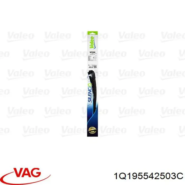 Щітка склоочисника лобового скла, водійська VAG 1Q195542503C