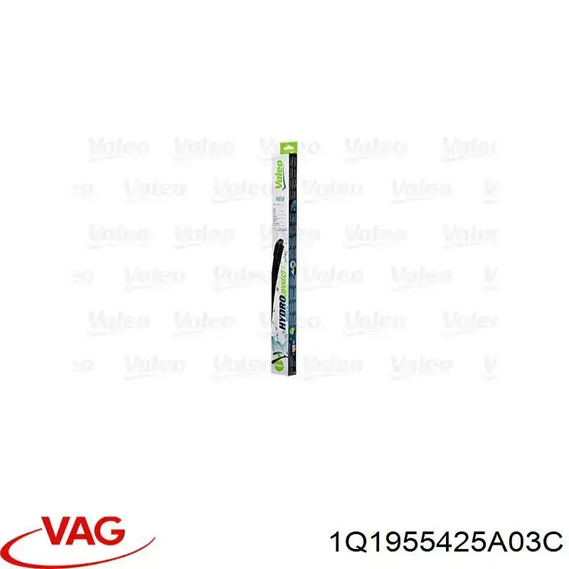 Щітка-двірник лобового скла, водійська VAG 1Q1955425A03C