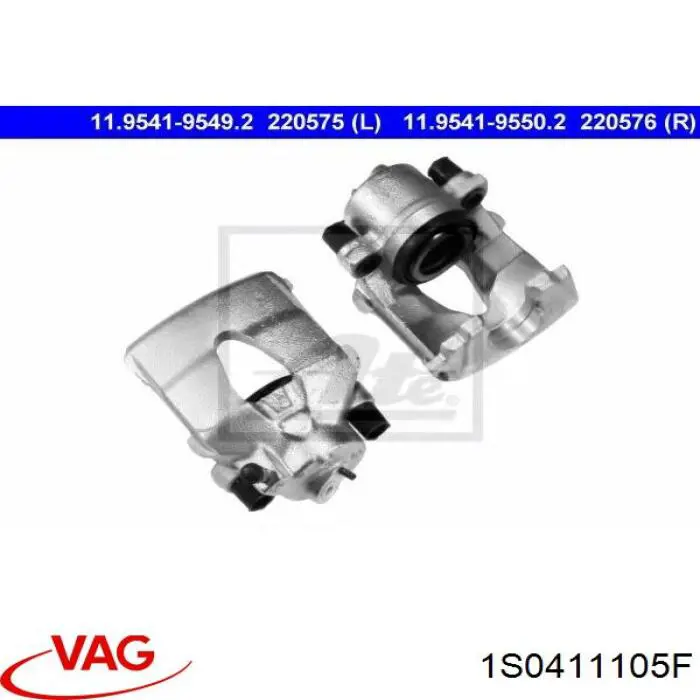 1S0411105F VAG Пружина амортизатора передняя