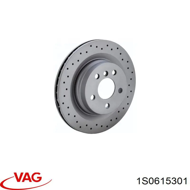 Диск гальмівний передній VAG 1S0615301