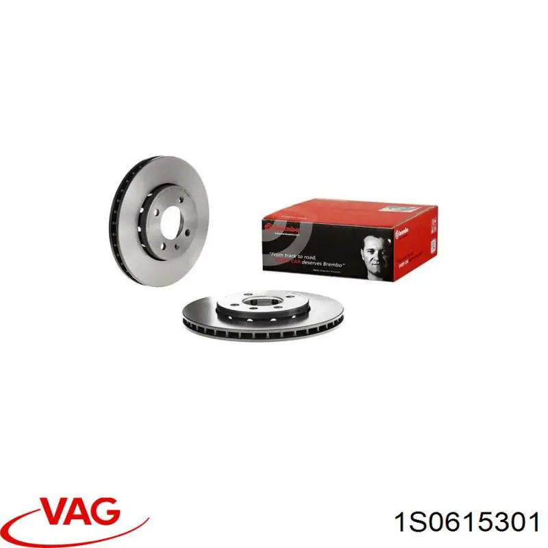 Купити 1S0615301 VAG Ротор гальмівний