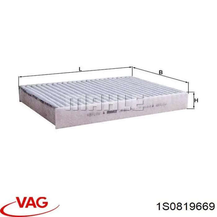 Фільтр салону AF5211A Alpha Filter