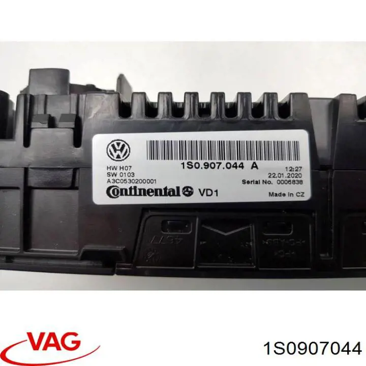 Регулятор вентилятора обігрівача VAG 1S0907044 ціна, від 651.31 USD