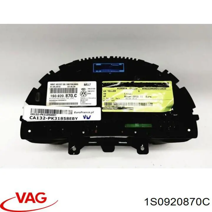 Щиток приладів додатковий VAG 1S0920870C ціна, від 126.67 USD