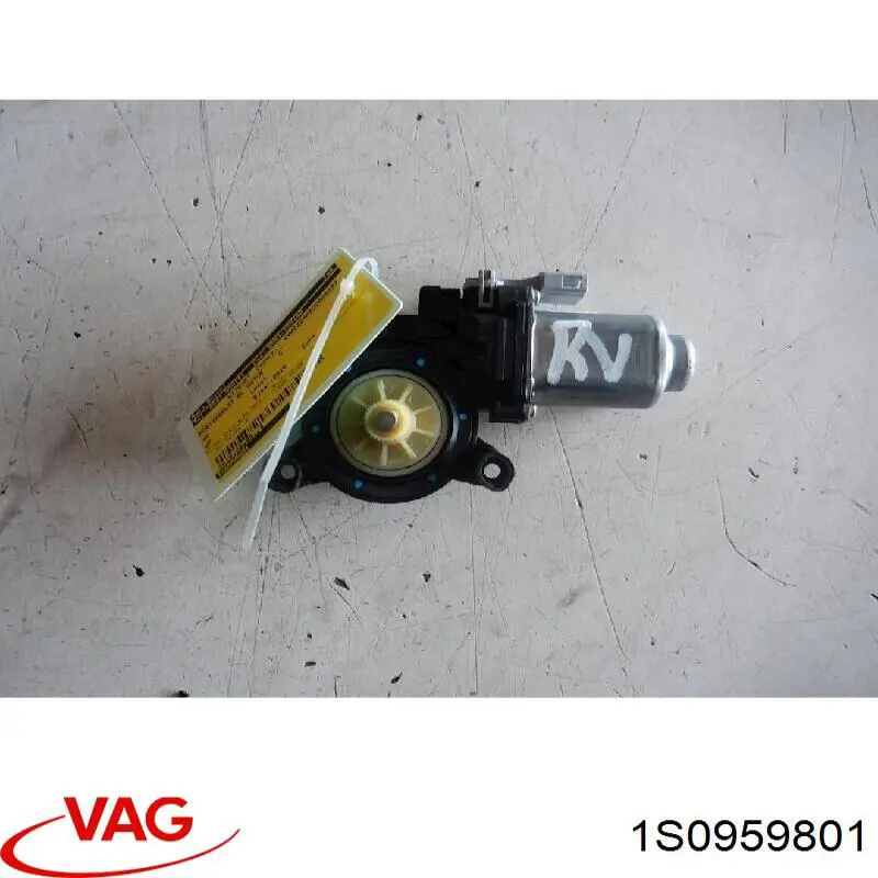 Двигун склопідіймача двері передньої, лівої 1S0959801 VAG