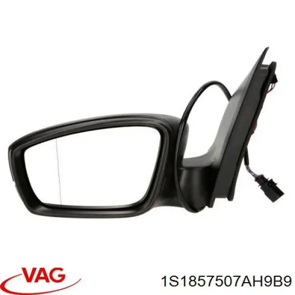 Ліве бічне дзеркало VAG 1S1857507AH9B9 ціна, від 57.72 USD