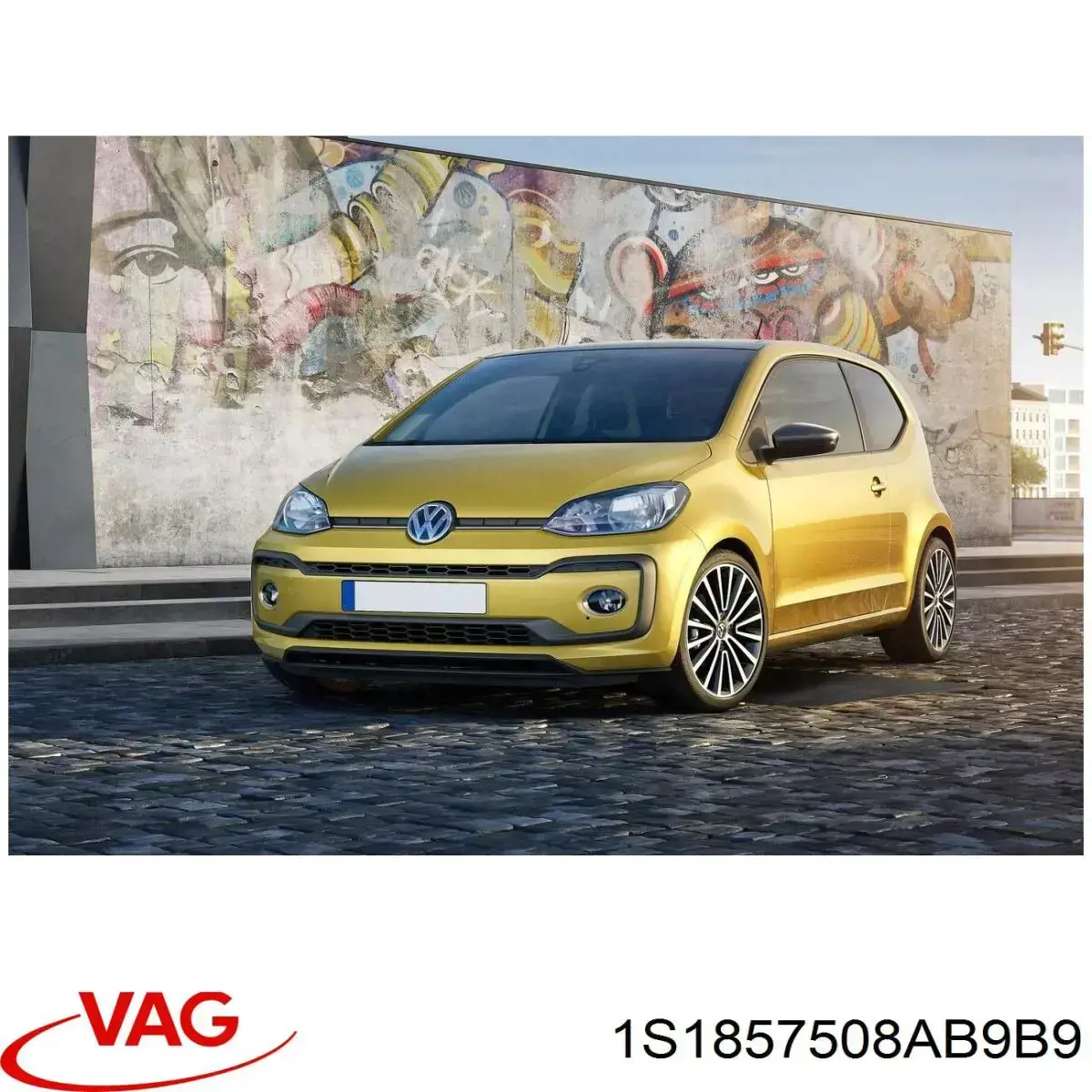 1S1857508AB9B9 VAG Праве дзеркало заднього виду