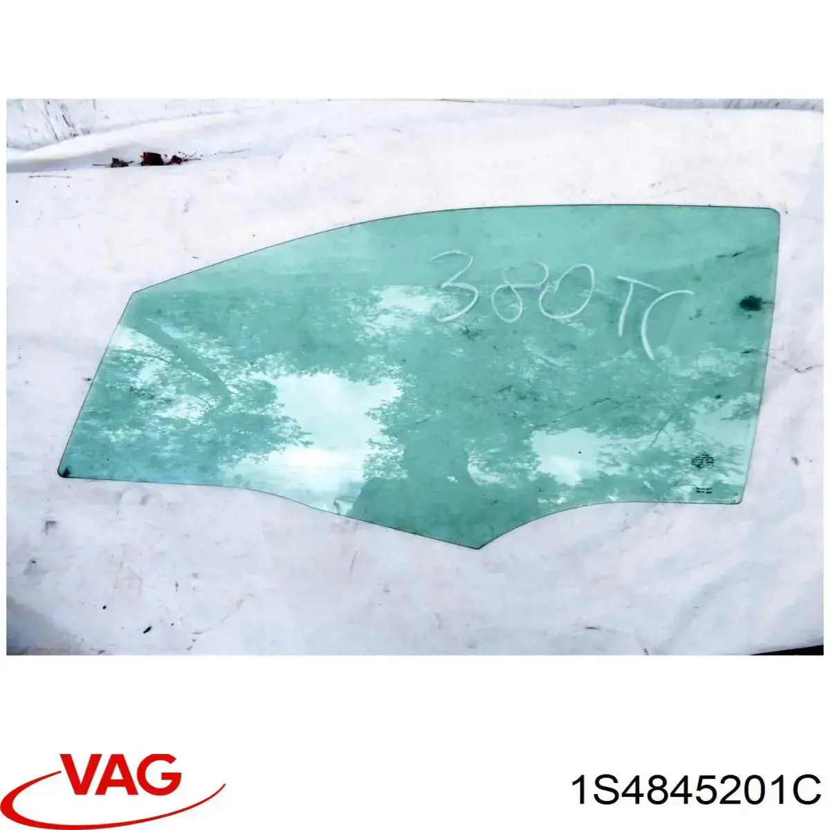 1S4845201C VAG Скло водійських дверей