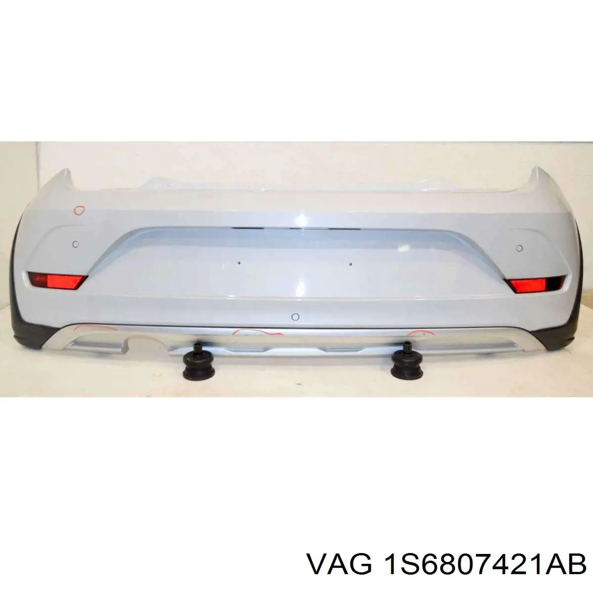 1S6807421AB VAG Буфер (бампер) задній
