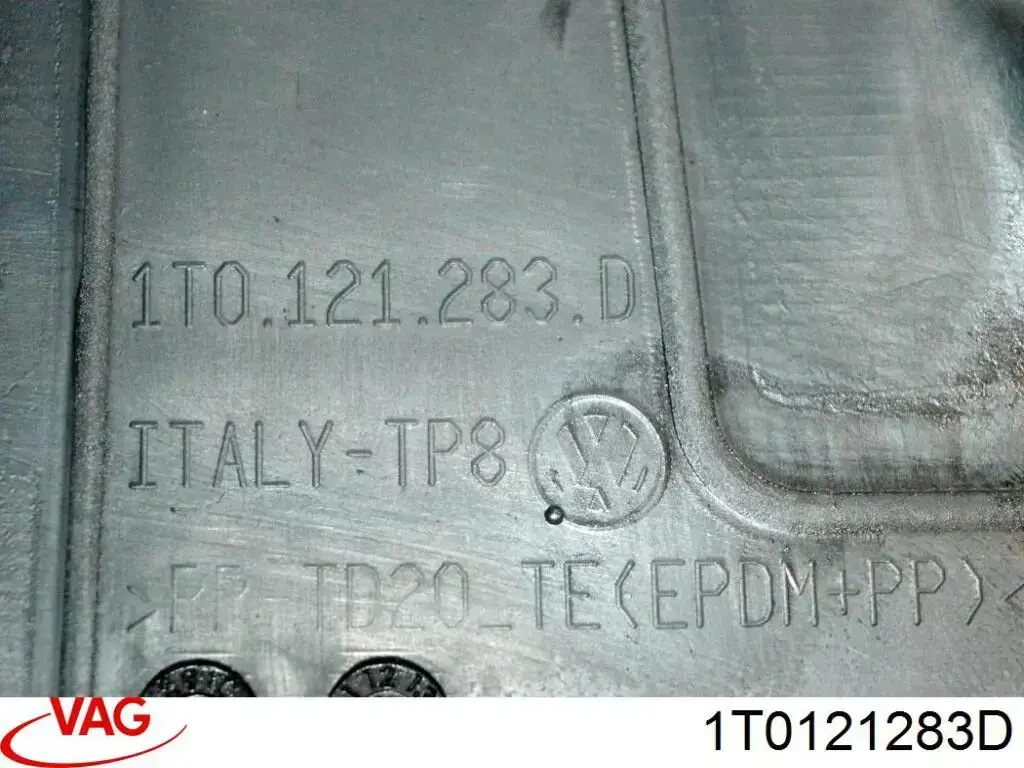 Купити 1T0121283D VAG Повітропровід (дефлектор) радіатора, лівий