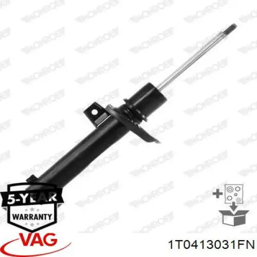 Стойка амортизатора передняя VAG 1T0413031FN ціна, від 35.47 USD
