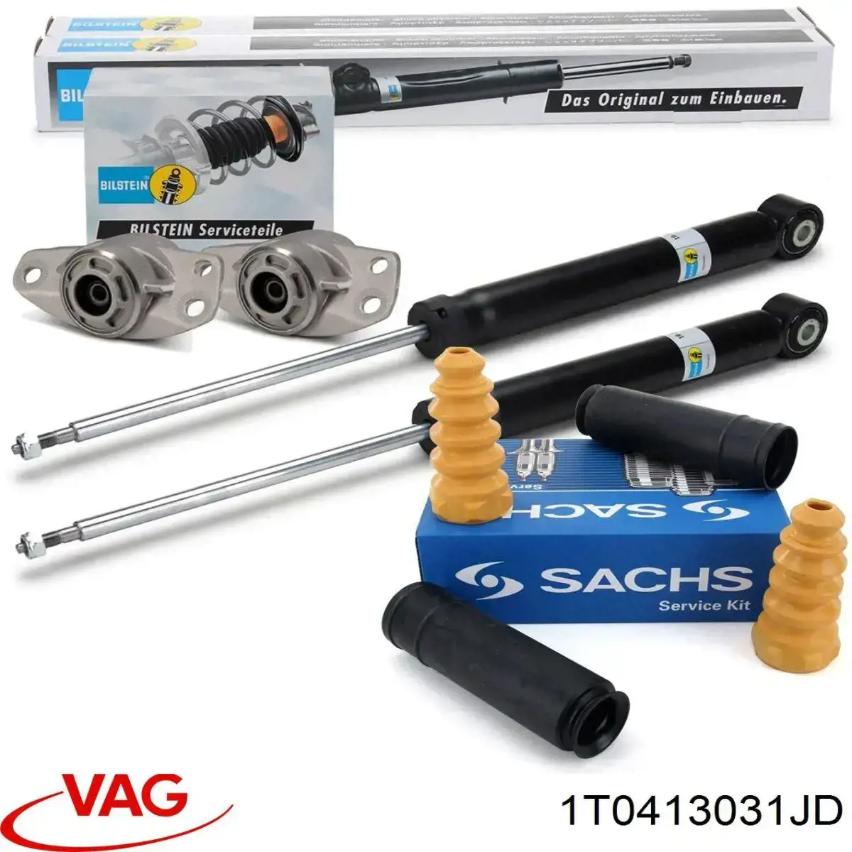 Стойка амортизатора передняя VAG 1T0413031JD ціна, від 241.61 USD