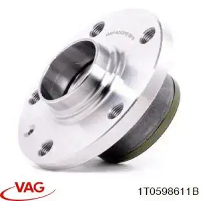 Купити 1T0598611B VAG Підшипник ступиці колеса