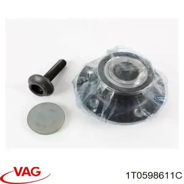 Купити 1T0598611C VAG Підшипник ступиці колеса