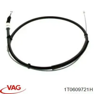 Трос ручного гальма задній, правий/лівий 1T0609721H VAG