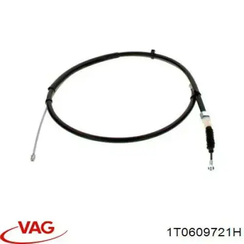 Купити 1T0609721H VAG Трос ручного гальма задній, правий/лівий