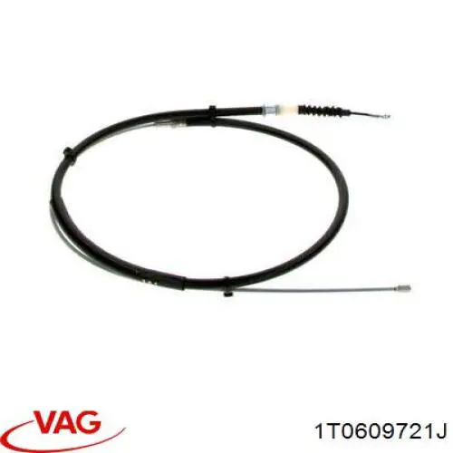 Трос ручного гальма задній, правий/лівий VAG 1T0609721J ціна, від 9.14 USD