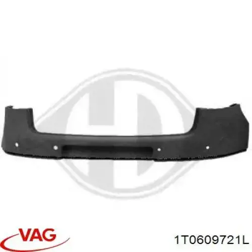 Трос ручного гальма задній, правий/лівий 1T0609721L VAG