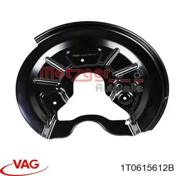 Захист гальмівного диска заднього, правий VAG 1T0615612B