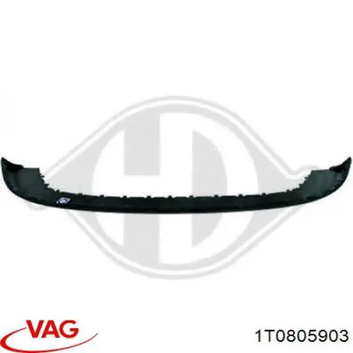 Купити 1T0805903 VAG Нижня накладка на передній бампер