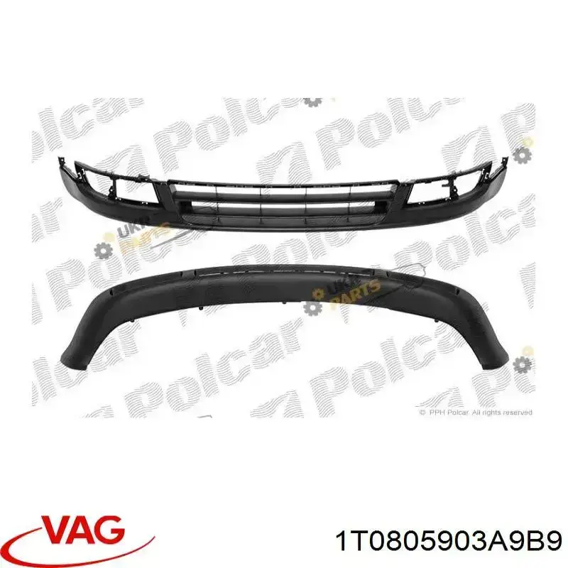 Спліттер переднього бампера VAG 1T0805903A9B9 ціна, від 36.03 USD